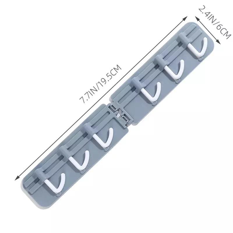 Corner Hanging Hook, Wall-Mounted Corner Wall Hook, Multifunctional Six Hooks Rack, Space-Saving Kitchen Bathroom Hanger Corner Hanging Hook, Wall-Mounted Corner Wall Hook, Multifunctional Six Hooks Rack, Space-Saving Kitchen Bathroom Hanger